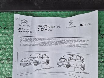 sada ochranných vnějších lišt dveří Citroen C4, C4-L (B71-B7 - 3