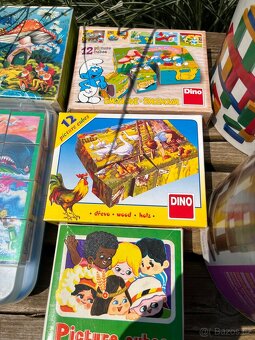 Retro dětské kostky a pohádkové knížky - 3