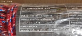 Univerzální lano 30M nosnost 220Kg - 3