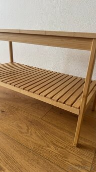 IKEA RÅGRUND – bambusová lavice s odkládacím prostorem - 3