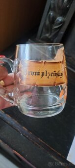 Staré pivní sklo Gambrinus 1/4L - 3