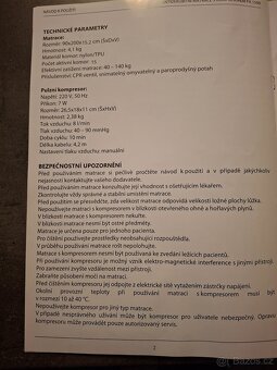 Antidekubitní vzduchová matrace - 3