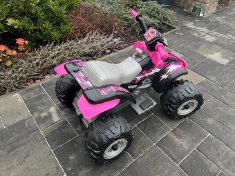 Dětská čtyřkolka  Peg Perego Corral T-Rex 12V růžová - 3