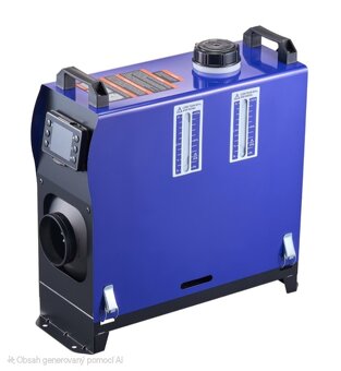 Nezávislé naftové topení 12V/24V 8kw - NOVÉ - 3