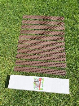 Plastové hroty pro ptáky holuby 50x4,5cm hnědá kotarbau - 3