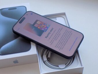 Apple iPhone 15 Pro 256GB Modrý titan, ZARUKA, TOP - 3
