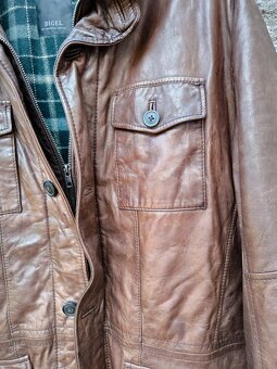 pánská kožená bunda L - 3