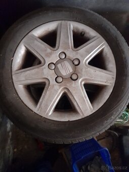 Prodám letni kola s pneu 205/55 r16 5×112 - 3