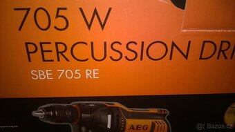 Prodám příklepovou vrtačku AEG  SBE 705RE - 3
