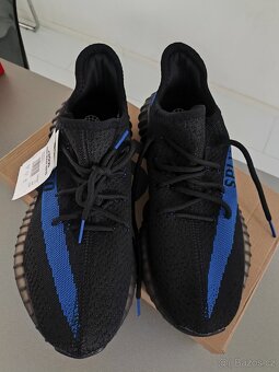 Yeezy 350 modré boty - 3