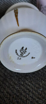 Hrnečky světlerůžový porcelán Nová cena 200,- - 3