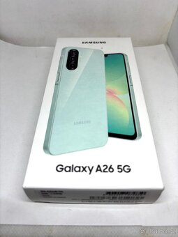 Nový Samsung Galaxy A26 5G 128GB Mint,  záruka - 3