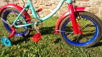 Dětské kolo s pomocnými kolečky 14" - 3