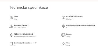 Nespresso Kávovar - CitiZ Platinum Stainless Steel Grey - 3