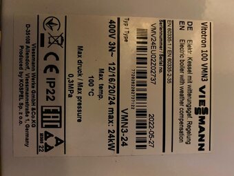 elektrokotel Vitotron 100 VMN3 - 3