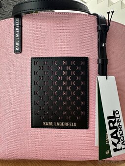 Růžová kabelka Karl Lagerfeld - 3
