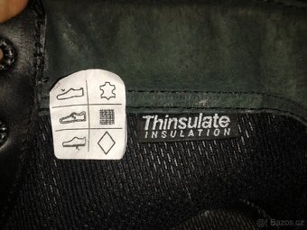 Boty kotníkové kožené zimní Thinsulate vel. 41 - 3