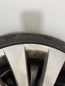 Letní sada pneumatik 225/45 R17 + hliníkové rafty - 3