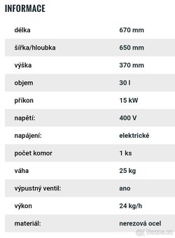 Fritéza elektricka 30l - 3