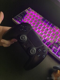 PS5 Ovladač Midnight Black - 3