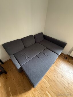 Rohová rozkládací pohovka IKEA FRIHETEN s úložným prostorem - 3