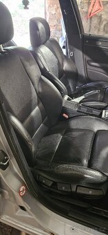 Bmw e46 Touring, sportsize černé kožené sedačky - 3