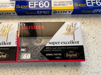 Audio kazety SONY, AIWA nové zabalené - 3