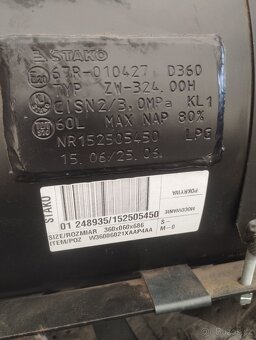 LPG, plynové nádrže 2 x 60L - 3