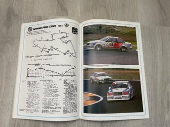 Grand Prix ČSSR Brno - 1987 - program + startovní listina - 3