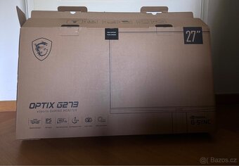 🖥️ MSI Optix G273 – 27” hernà monitor, IPS, 165Hz, 1ms - 3