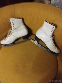 Botas brusle bílé kožené 25 c 38 - 3