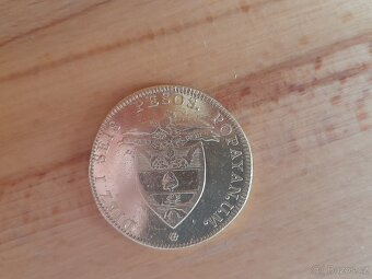 Zlatá mince, Kolumbie 16 Pesos, 27 gramů, r. 1843 - 3