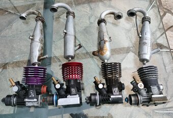 RC 1/8 motory NITRO 3,5 ccm - funkční - 3