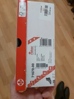 kožené kotníkové zimní boty Rieker vel. 39 - 3