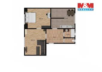 Prodej bytu 2+1, 71 m², Nymburk, ul. 28. října - 3