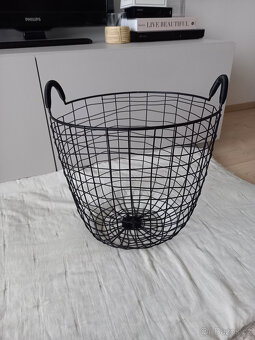 Velký drátěný kovový koš H&M HOME - 3