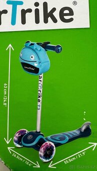 Smart Trike Koloběžka Scooter T3 modrá NOVÁ - 3