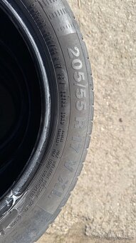 Prodám sadu letních pneu Continental 205/55 R17 95V - 3