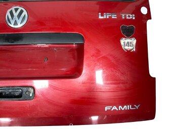 Páté dveře vínová metalíza LA3W VW Caddy 2K r.v. 2008 - 3