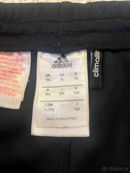 dívčí černé tepláky adidas -dukla - 3