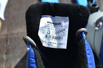 dětské běžky 120 cm s protismykem vazko N75 boty 34 - 3