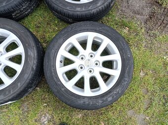 mazda 5 orig. alu kola- pneu letní 205/55 R16 - 3