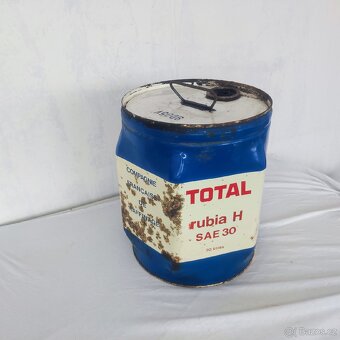 Plechovka od oleje Total 20l - 3