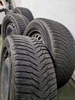 Plechové disky 16“ Ford se zimním pneu 205/55 R16 - 3