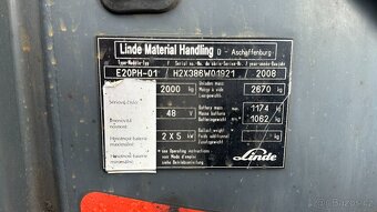 VZV Linde E20PH - 3