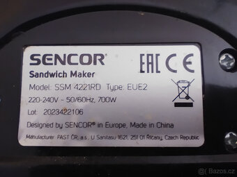 Sendvičovač Sencor - 3