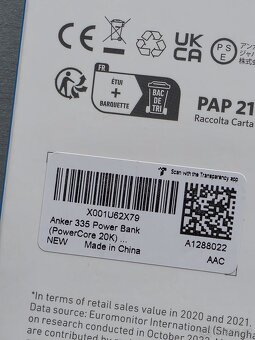 ANKER 335 Power banka 20000mAh - 3