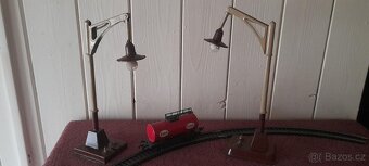 SADA VINTAGE MODELOVÝCH LAMPIČEK JEP K VLÁČKŮM - KOVOVÉ TOP - 3