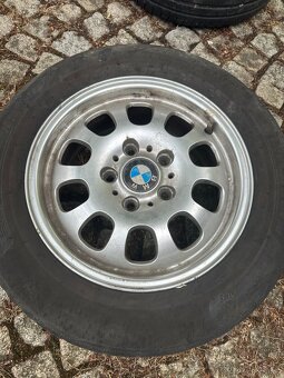 ALU kola + pneu 195/65 R15 5×120 z BMW E46 - 3