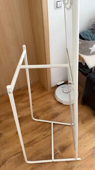 Stojací bílé zrcadlo Ikea - 3